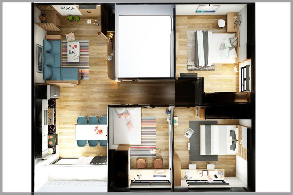 Thiết kế nhà chung cư VietDuc