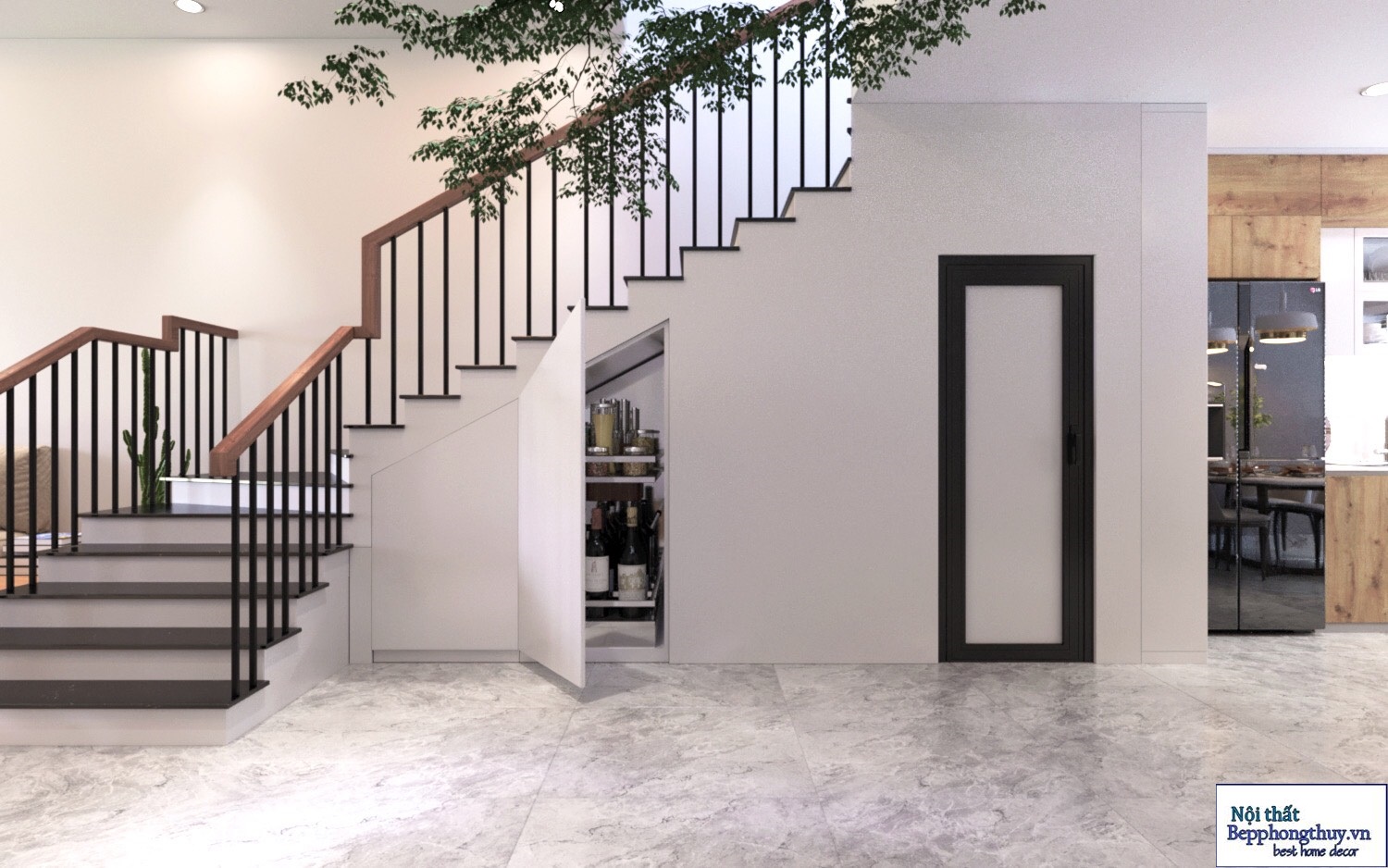 Thiết kế nội thất nhà phố Móng Cái 3